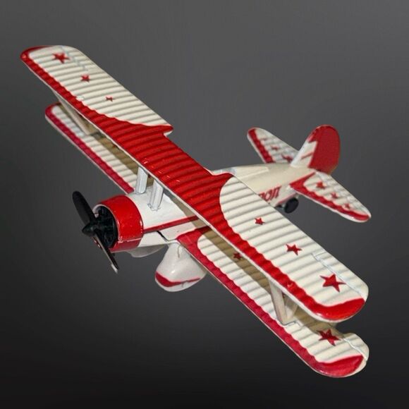 Red Baron Frozen Pizza 1991 Promotional Stearman Squadron Biplane Airplane 1:72 - Picture 7 of 7